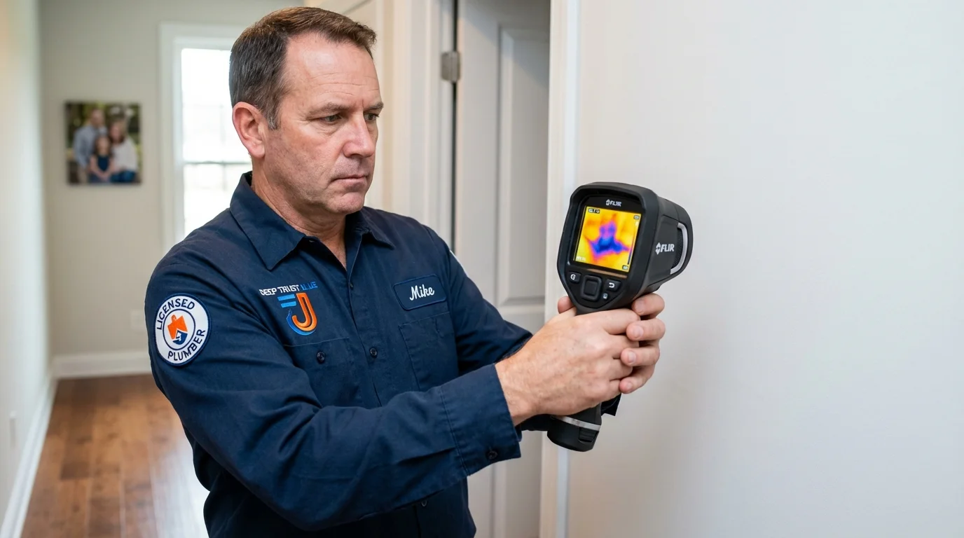 Thermal imaging leak detection by Johns Plumbing LLC in Daleville